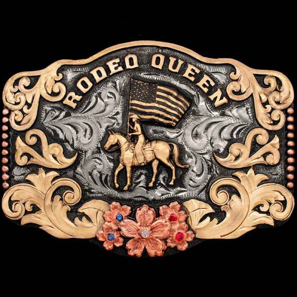 IN STOCK RODEO QUEEN, Rodeo queen buckles on-time for your event! Order in-stock buckles for your rodeo or event and get same-day or next-day shipping. This buckle is built on a